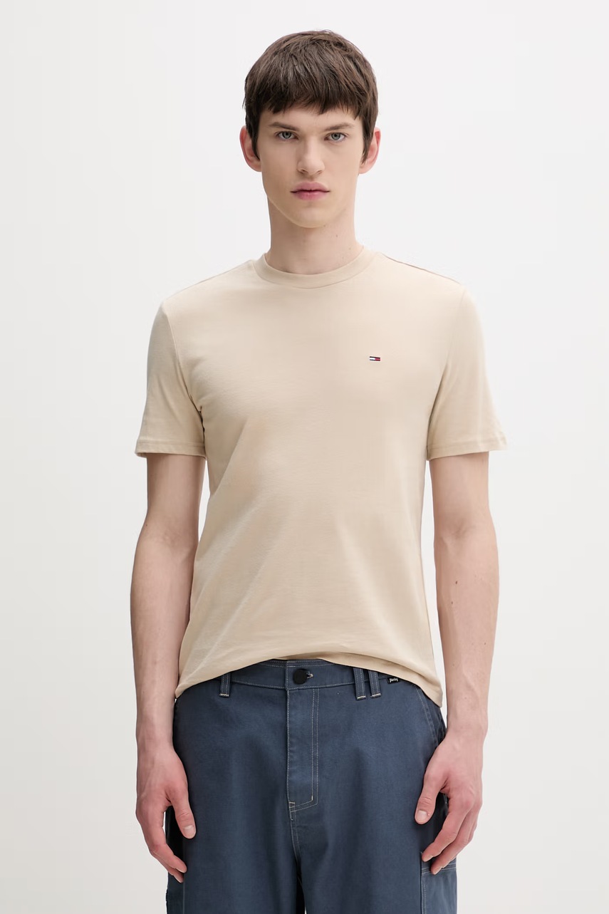 Tommy Jeans Μπέιζικ T-shirt ανδρικό βαμβακερό 2-pack