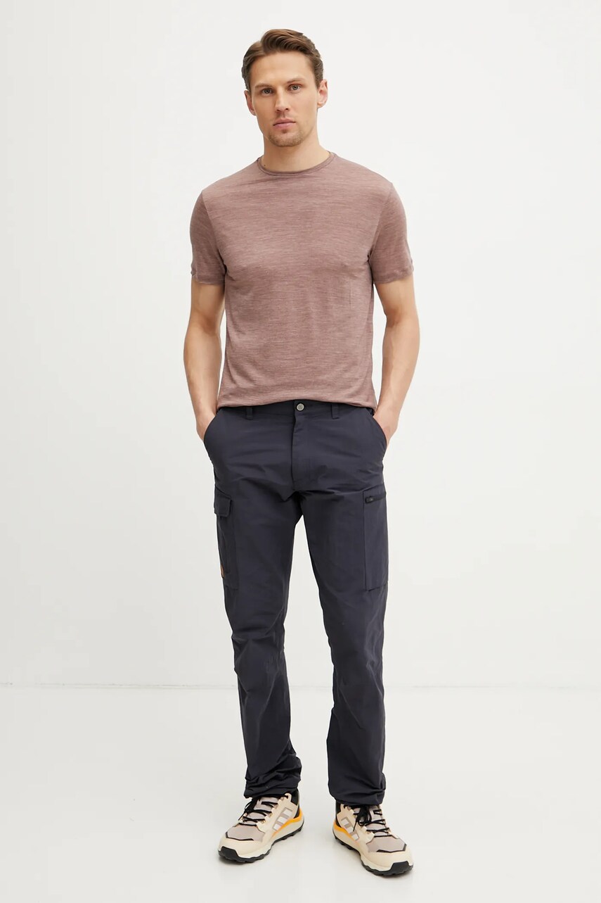 Спортивная футболка Icebreaker Merino Blend 125 Cool-Lite Sphere цвет коричневый узорная IB0A56ZM0BW1 Спортивная футболка Icebreaker Merino Blend 125 Cool-Lite Sphere цвет коричневый узорная IB0A56ZM0BW1