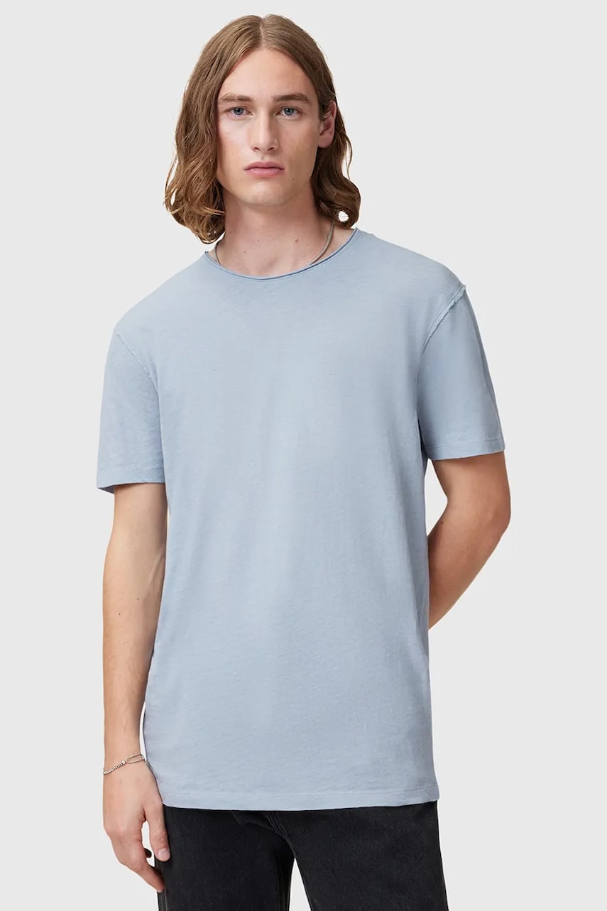 AllSaints tricou din bumbac FIGURE barbati, neted, M025JB AllSaints tricou din bumbac FIGURE barbati, neted, M025JB