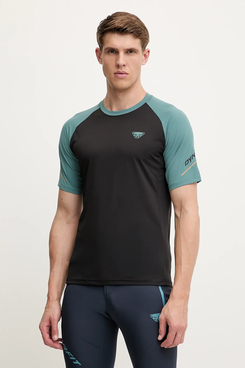 Dynafit tricou sport Alpine Pro culoarea negru, cu imprimeu, 08.0000070964