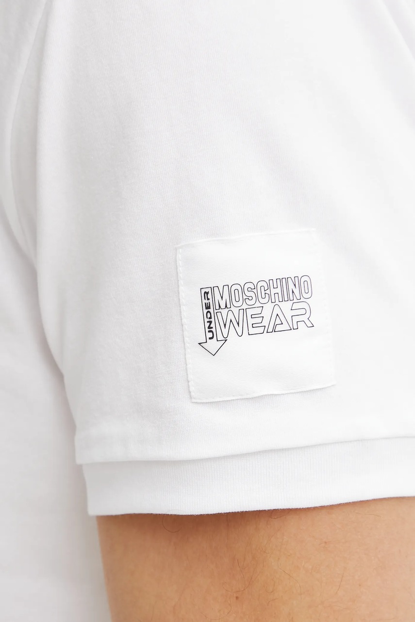 Μπλουζάκι Moschino Underwear χρώμα: άσπρο, 0707.4406 φωτογραφία