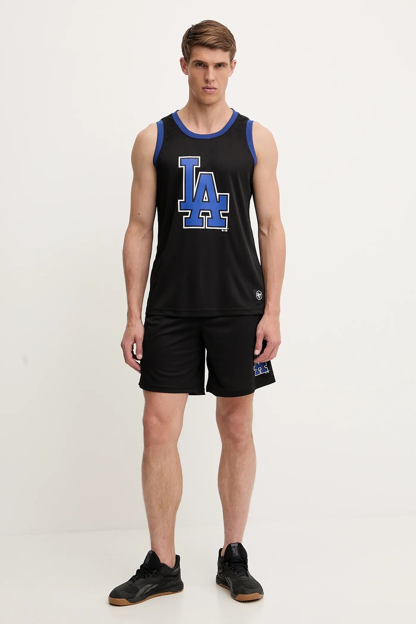 Футболка 47 brand MLB LA Dodgers цвет чёрный BB012PMAREX657801JK Футболка 47 brand MLB LA Dodgers цвет чёрный BB012PMAREX657801JK