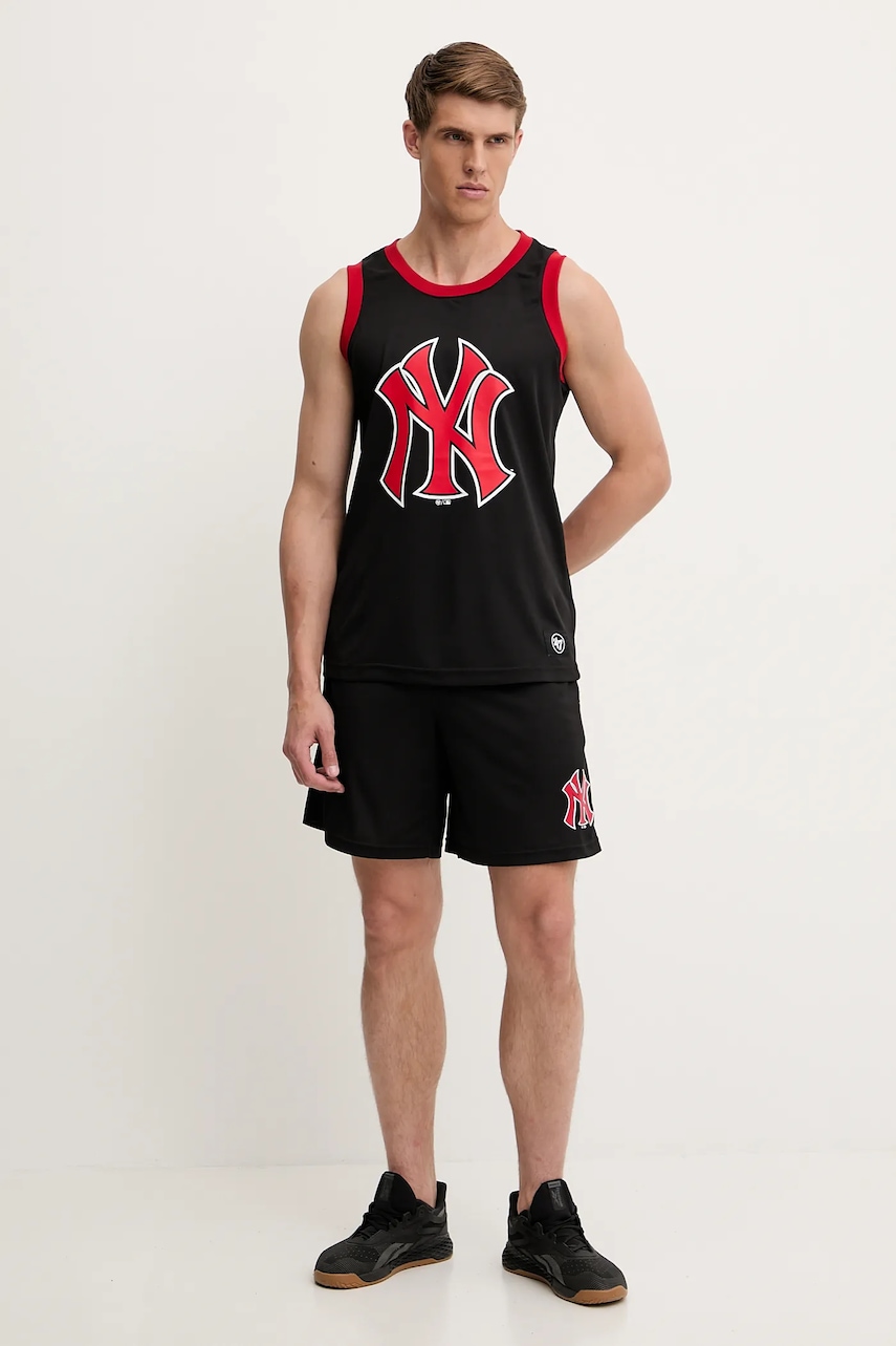 Футболка 47 brand MLB New York Yankees цвет чёрный BB017PMAREX657792JK Футболка 47 brand MLB New York Yankees цвет чёрный BB017PMAREX657792JK