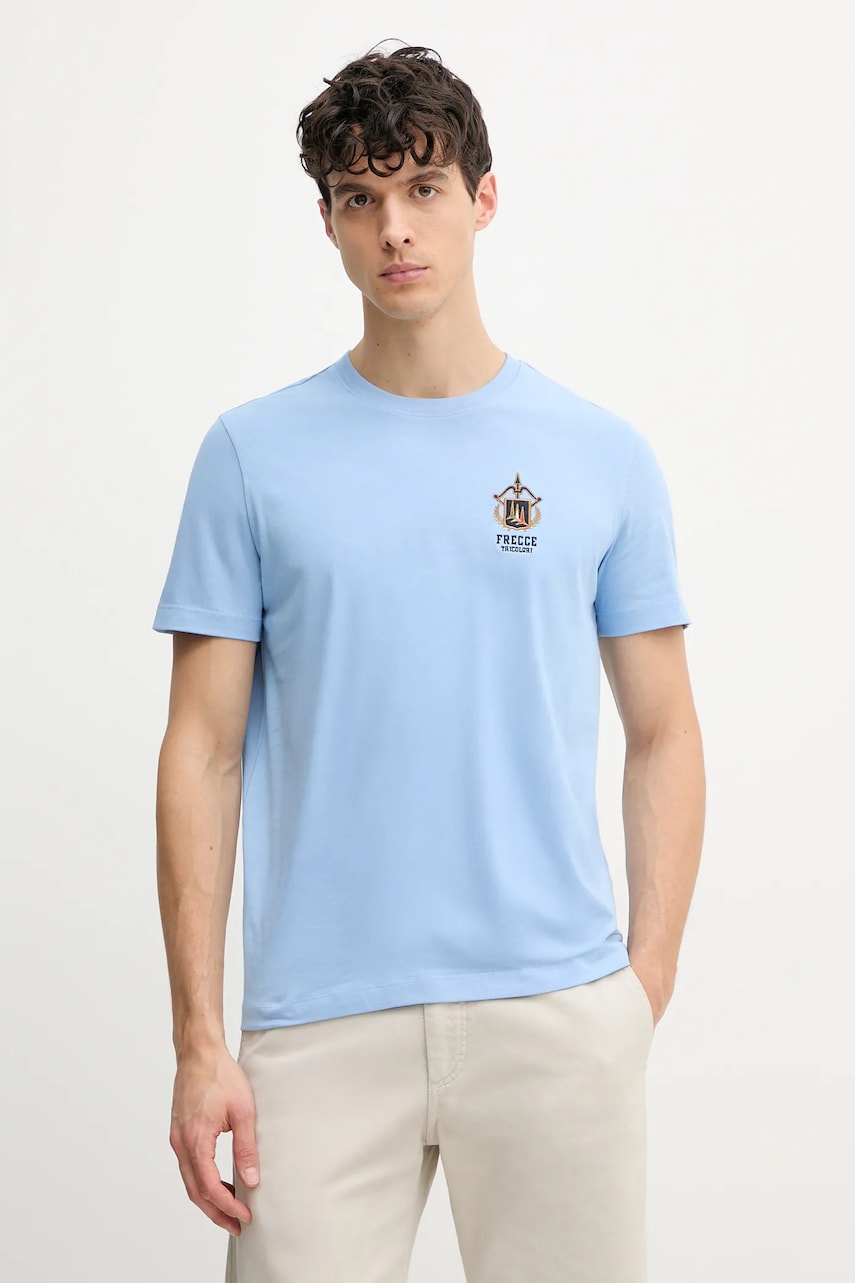 Aeronautica Militare tricou din bumbac barbati, cu imprimeu, TS2391J592
