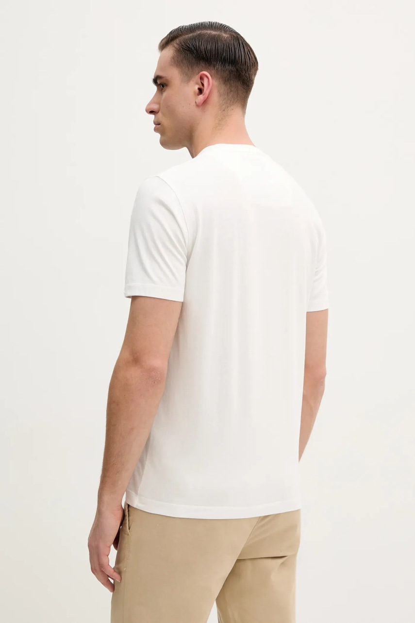 Βαμβακερό μπλουζάκι Aeronautica Militare ανδρικό, χρώμα: άσπρο, TS2407J677 φωτογραφία