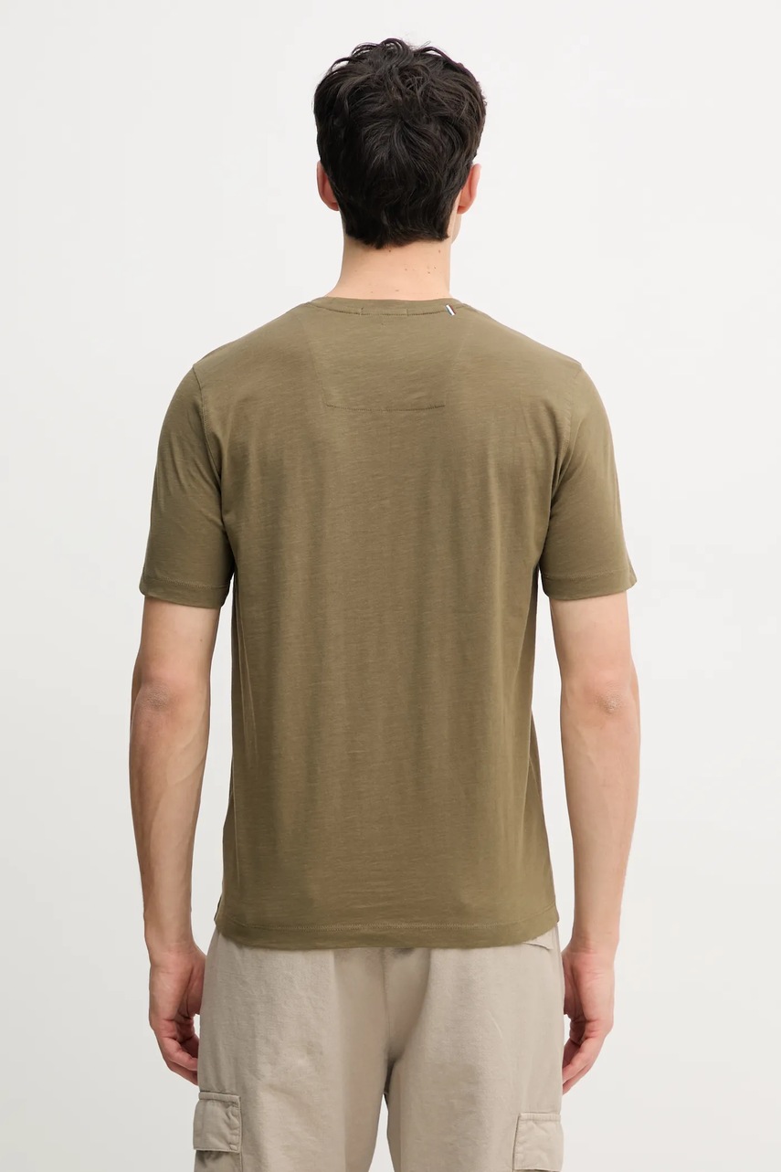 Βαμβακερό μπλουζάκι Aeronautica Militare ανδρικό, χρώμα: πράσινο, TS2413J686 φωτογραφία