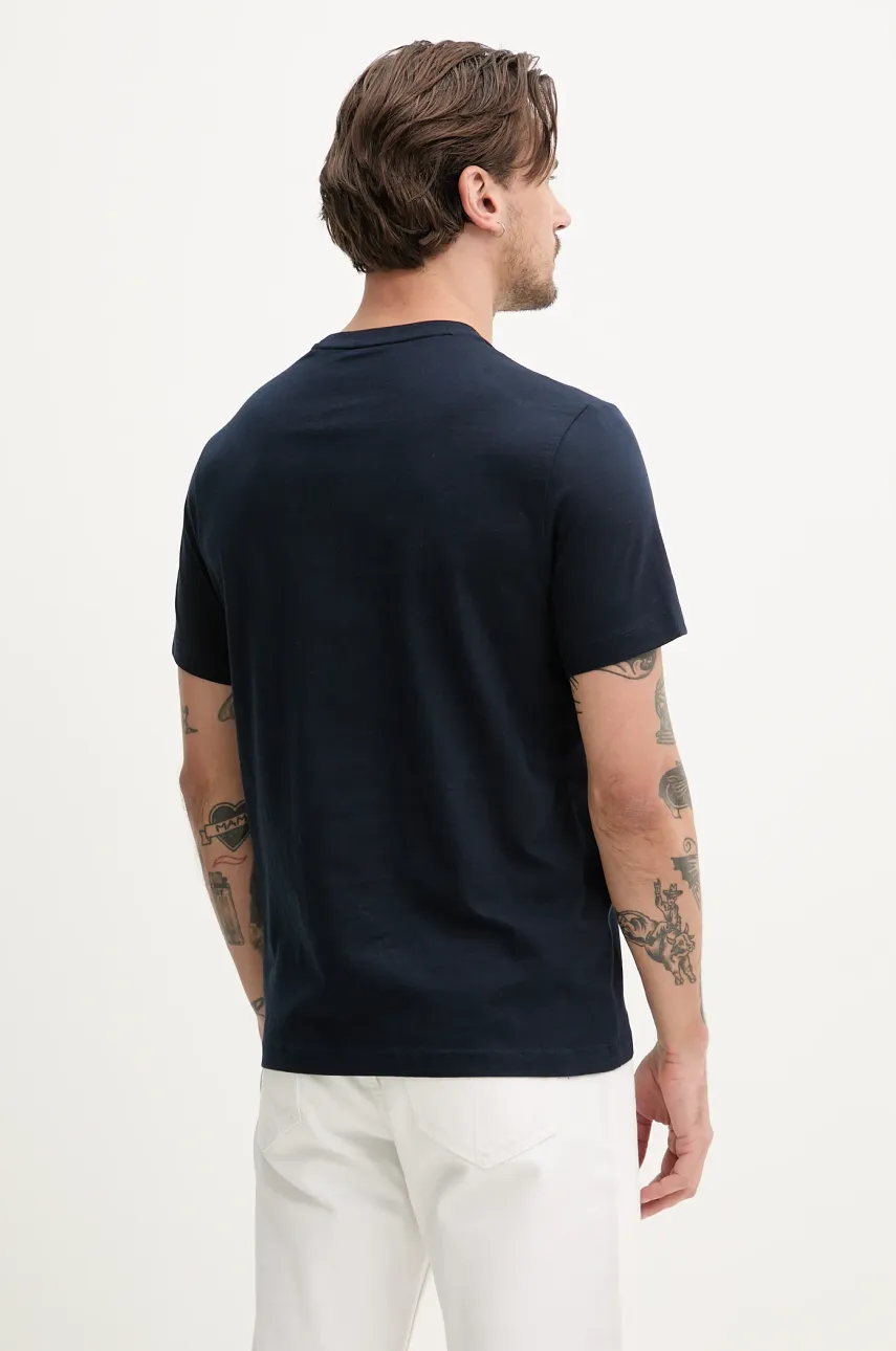 Хлопковая футболка Guess Jeans мужская цвет синий с принтом M5GI55 K8FQ4 Хлопковая футболка Guess Jeans мужская цвет синий с принтом M5GI55 K8FQ4