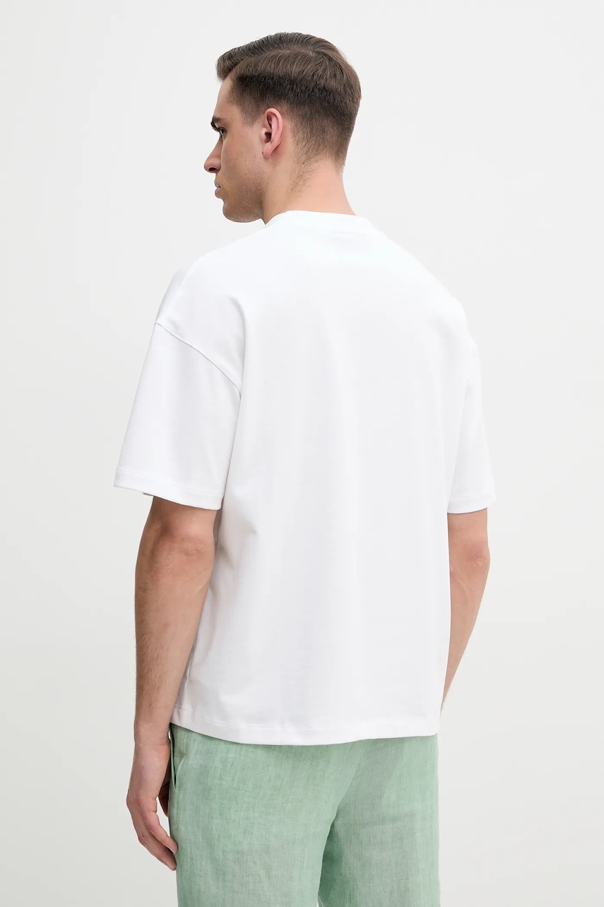 BALR. pamut póló fehér, férfi, nyomott mintás, B1112.1299 termék 2. képe
