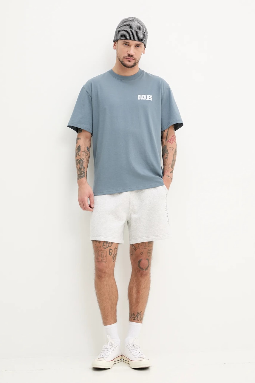 Хлопковая футболка Dickies мужская с принтом DK0A4Z8UG701 Хлопковая футболка Dickies мужская с принтом DK0A4Z8UG701