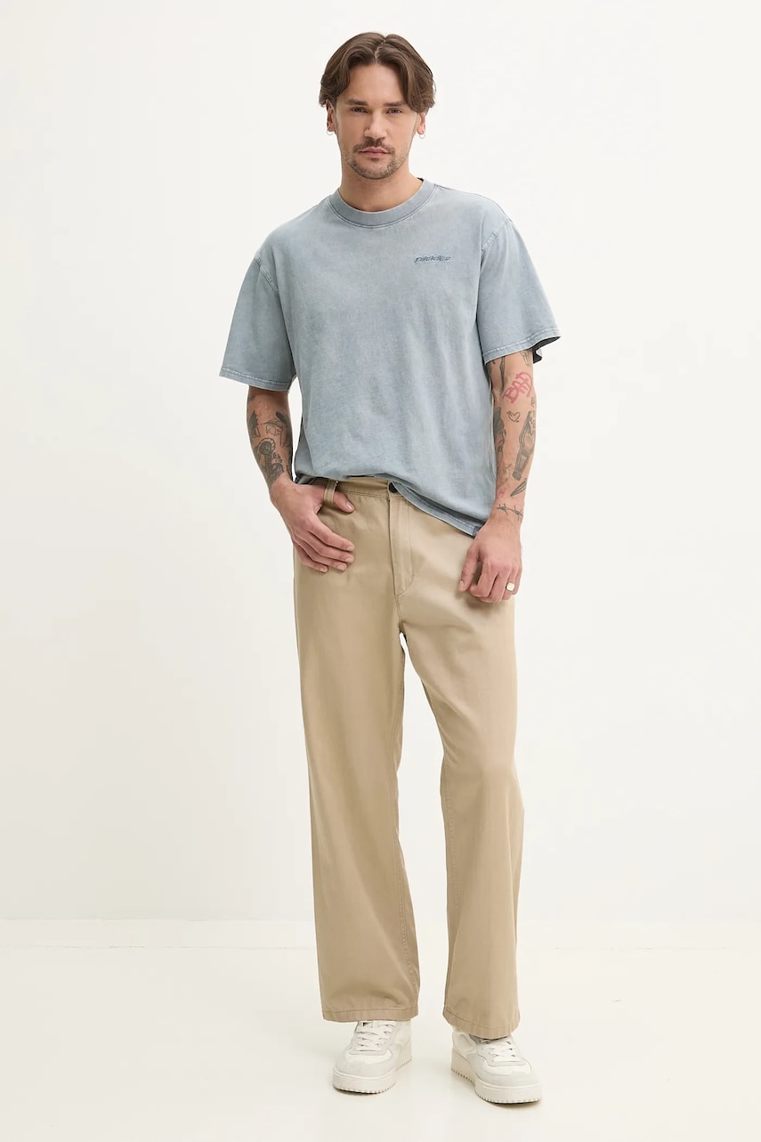 Хлопковая футболка Dickies мужская однотонная DK0A866BG701 Хлопковая футболка Dickies мужская однотонная DK0A866BG701
