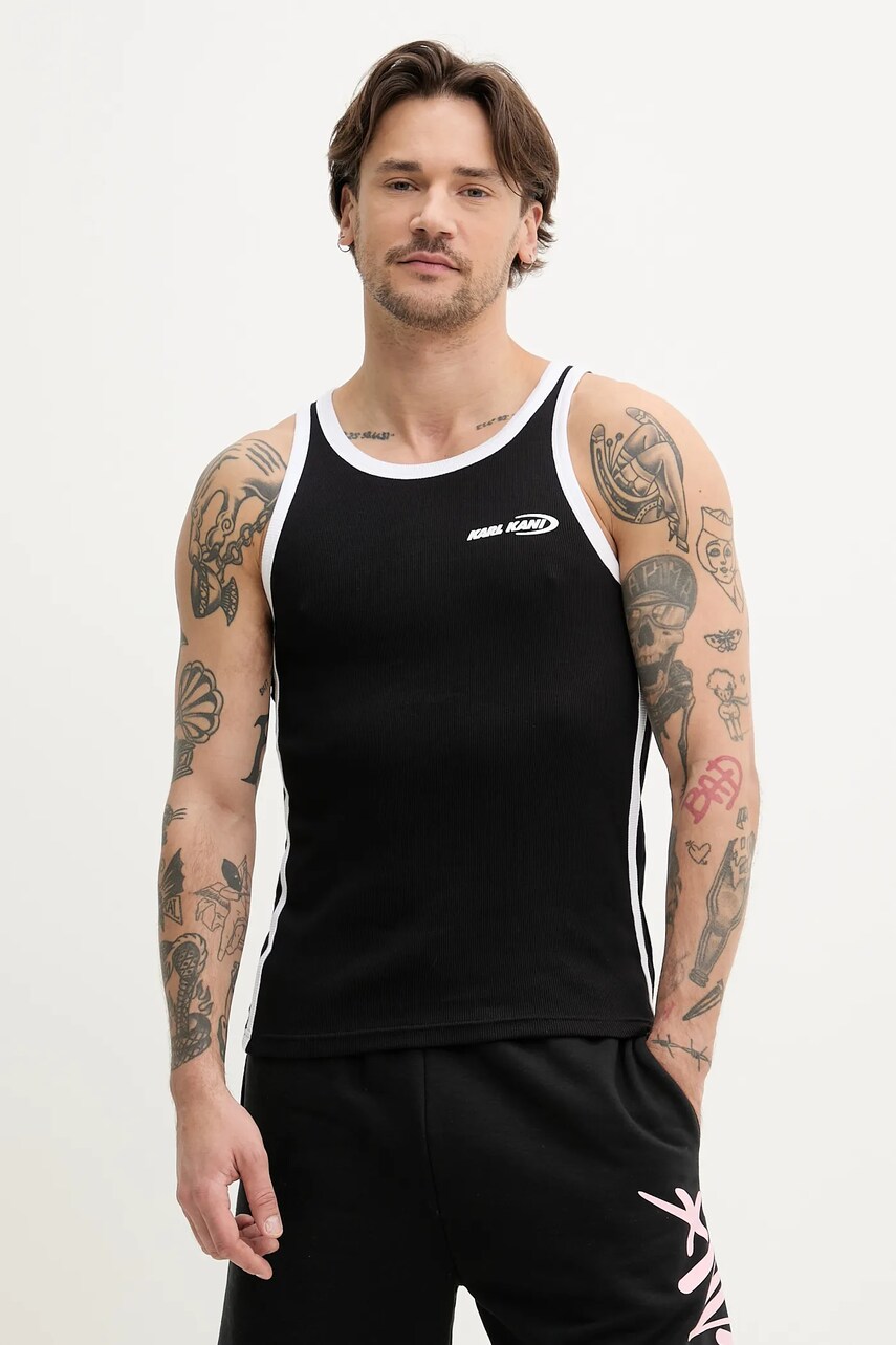 Karl Kani tricou culoarea negru, 60310051