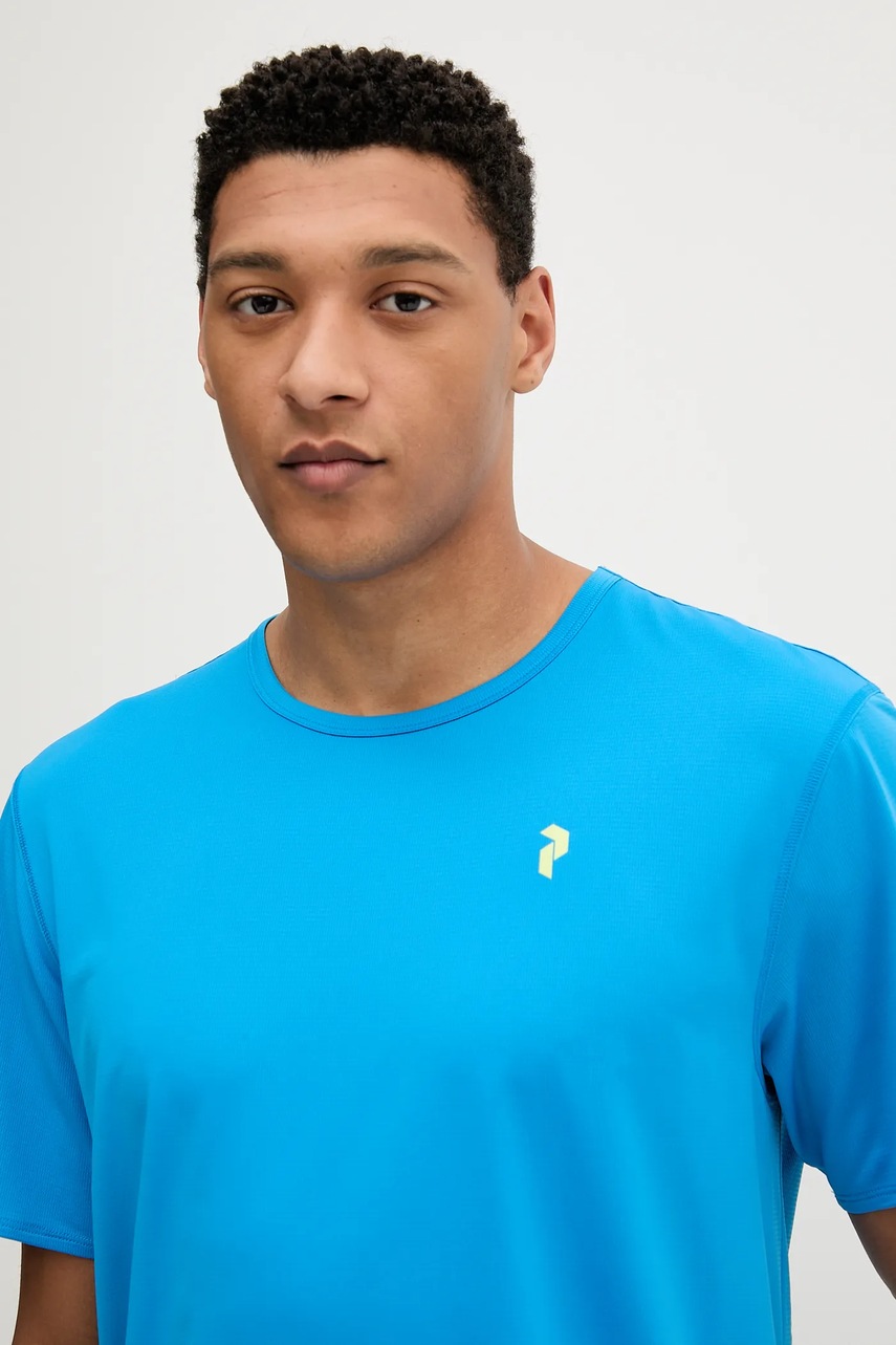 Αθλητικό μπλουζάκι Peak Performance Trail χρώμα: μπλε, G79467 φωτογραφία