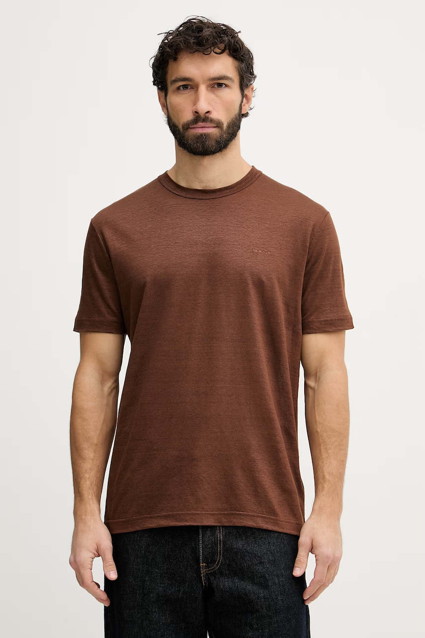 Λευκό μπλουζάκι Gant