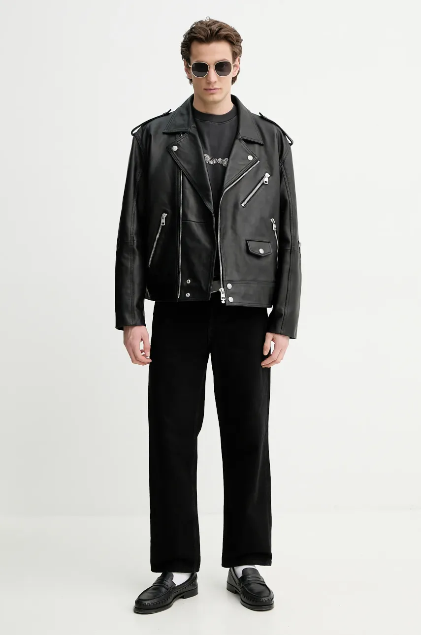 Хлопковая футболка The Kooples мужская цвет серый с аппликацией HTSC30020K Хлопковая футболка The Kooples мужская цвет серый с аппликацией HTSC30020K