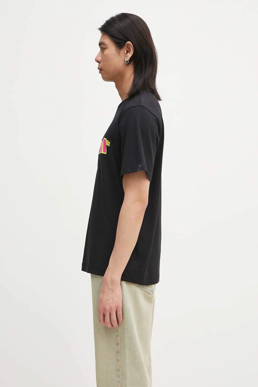 Βαμβακερό μπλουζάκι ICECREAM Soft Serve T-Shirt ανδρικό, χρώμα: μαύρο, IC25142 φωτογραφία