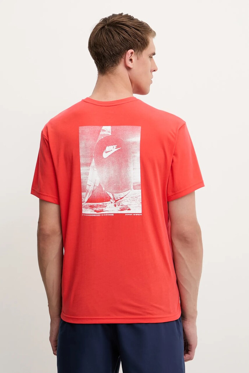 Nike tricou de înot culoarea roz, NESSF522