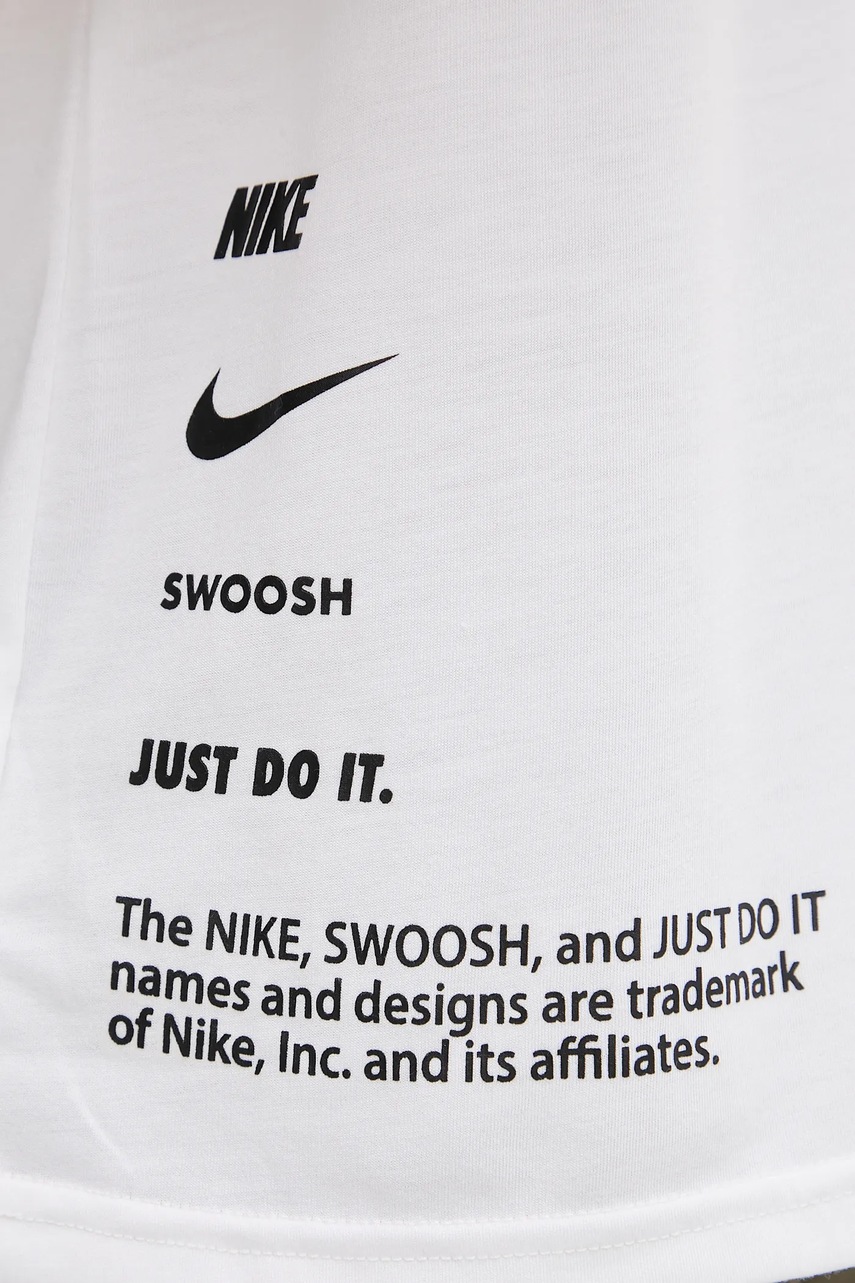 T-shirt προπόνησης Nike χρώμα: άσπρο, NESSF523 φωτογραφία