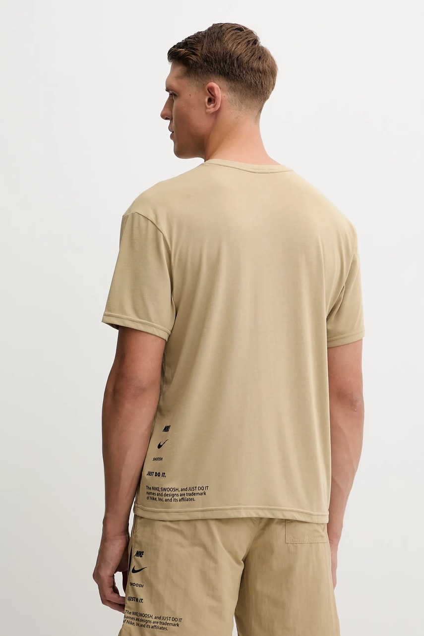 T-shirt προπόνησης Nike χρώμα: άσπρο, NESSF523 φωτογραφία