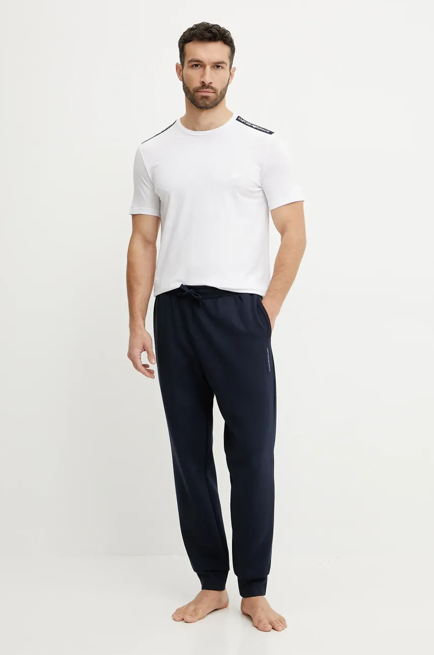 Футболка Emporio Armani Underwear мужская цвет белый однотонная EM000384 AF10779 Футболка Emporio Armani Underwear мужская цвет белый однотонная EM000384 AF10779