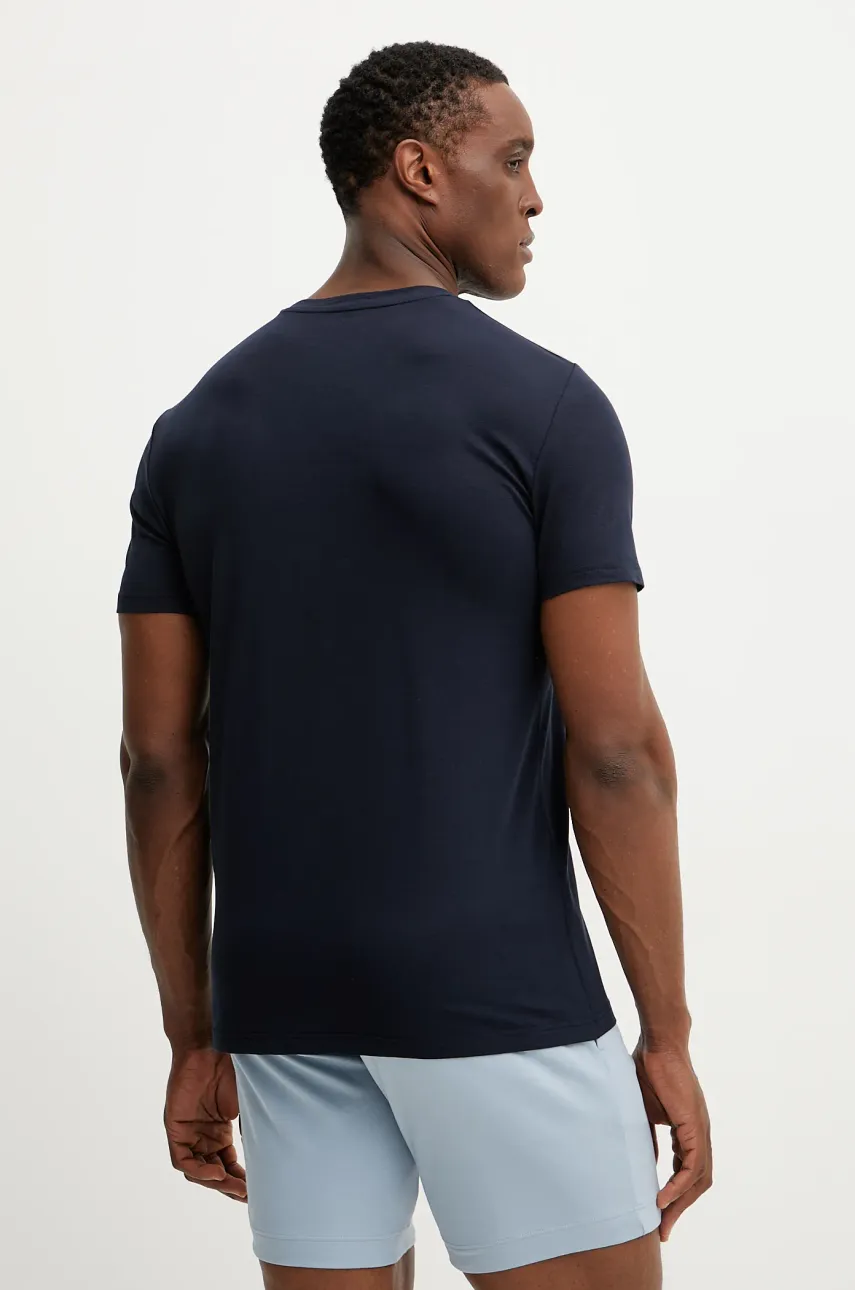 Футболка Emporio Armani Underwear мужская цвет синий однотонная EM000384 AF10779 Футболка Emporio Armani Underwear мужская цвет синий однотонная EM000384 AF10779