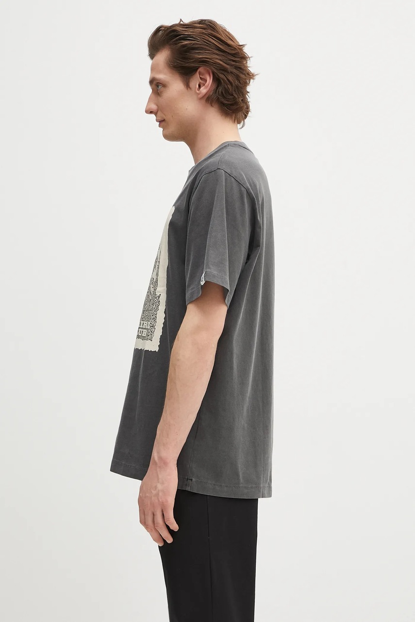 Хлопковая футболка Billionaire Boys Club Wilderness T-shirt цвет серый с принтом B25159