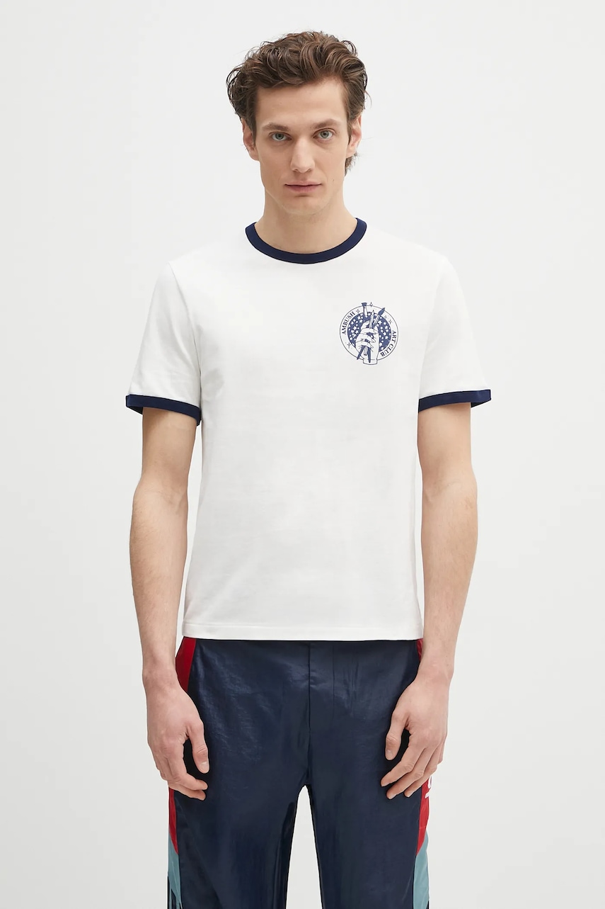 AMBUSH tricou din bumbac Art Club T-Shirt culoarea alb, cu imprimeu, 12115326