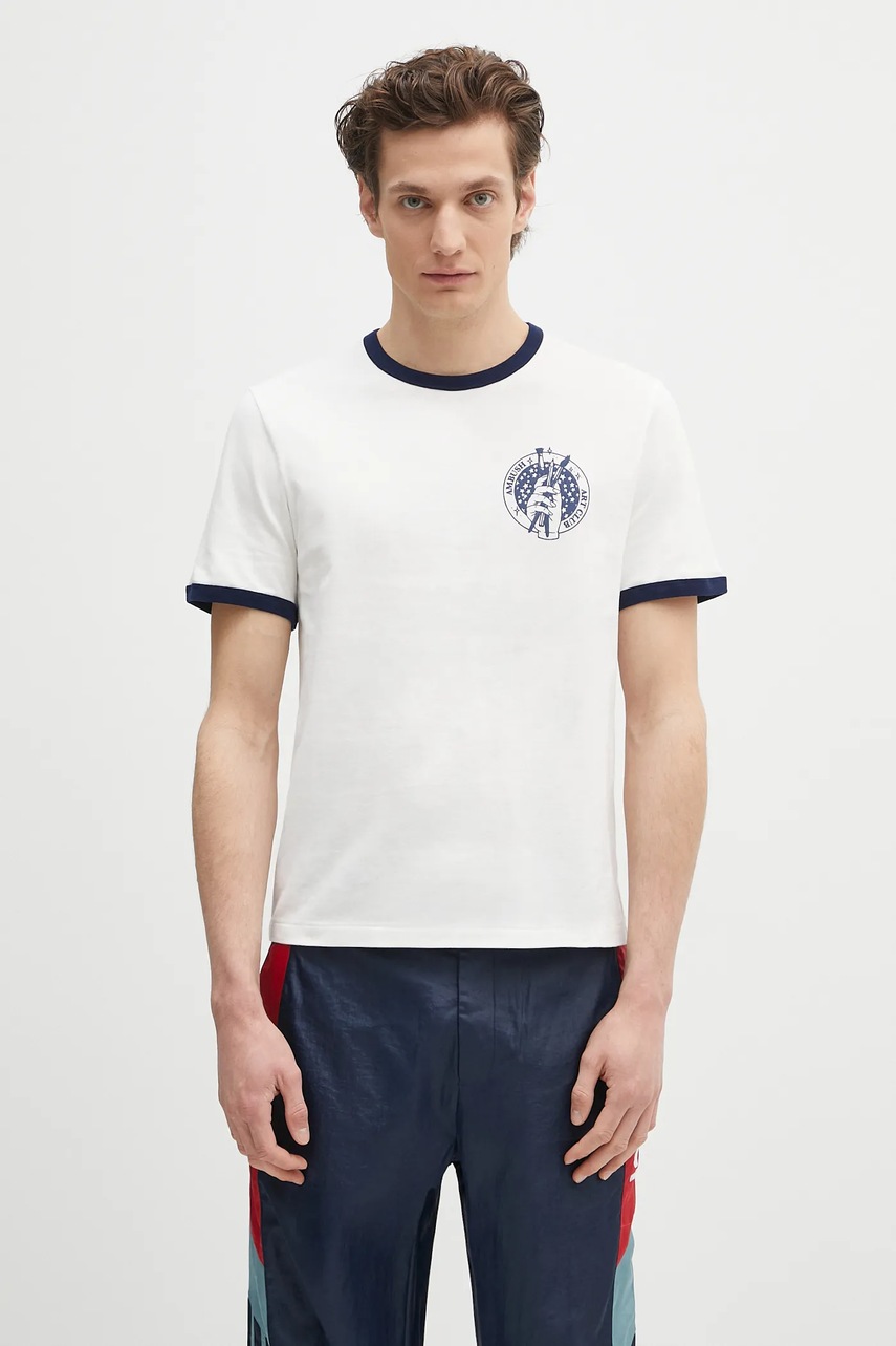 Bavlněné tričko AMBUSH Art Club T-Shirt pánské, bílá barva, s potiskem, 12115326