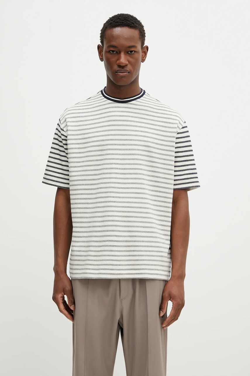 Levně Bavlněné tričko Paul Smith pánské, tmavomodrá barva, M1R-110Y-P02657