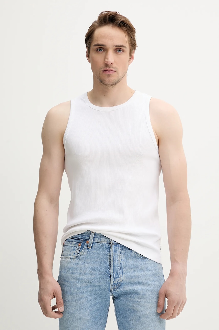 Marc O'Polo maiou bărbați, culoarea alb, 5000006078