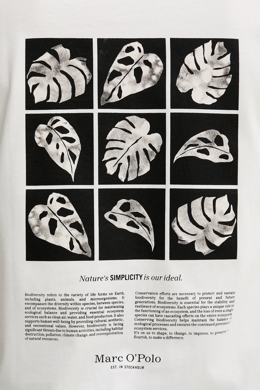 Βαμβακερό μπλουζάκι Marc O'Polo ανδρικό, χρώμα: άσπρο, 524206451260 φωτογραφία