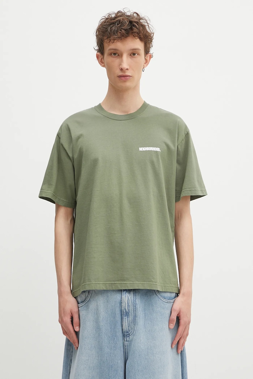 NEIGHBORHOOD t-shirt bawełniany Nh . Tee Ss-2