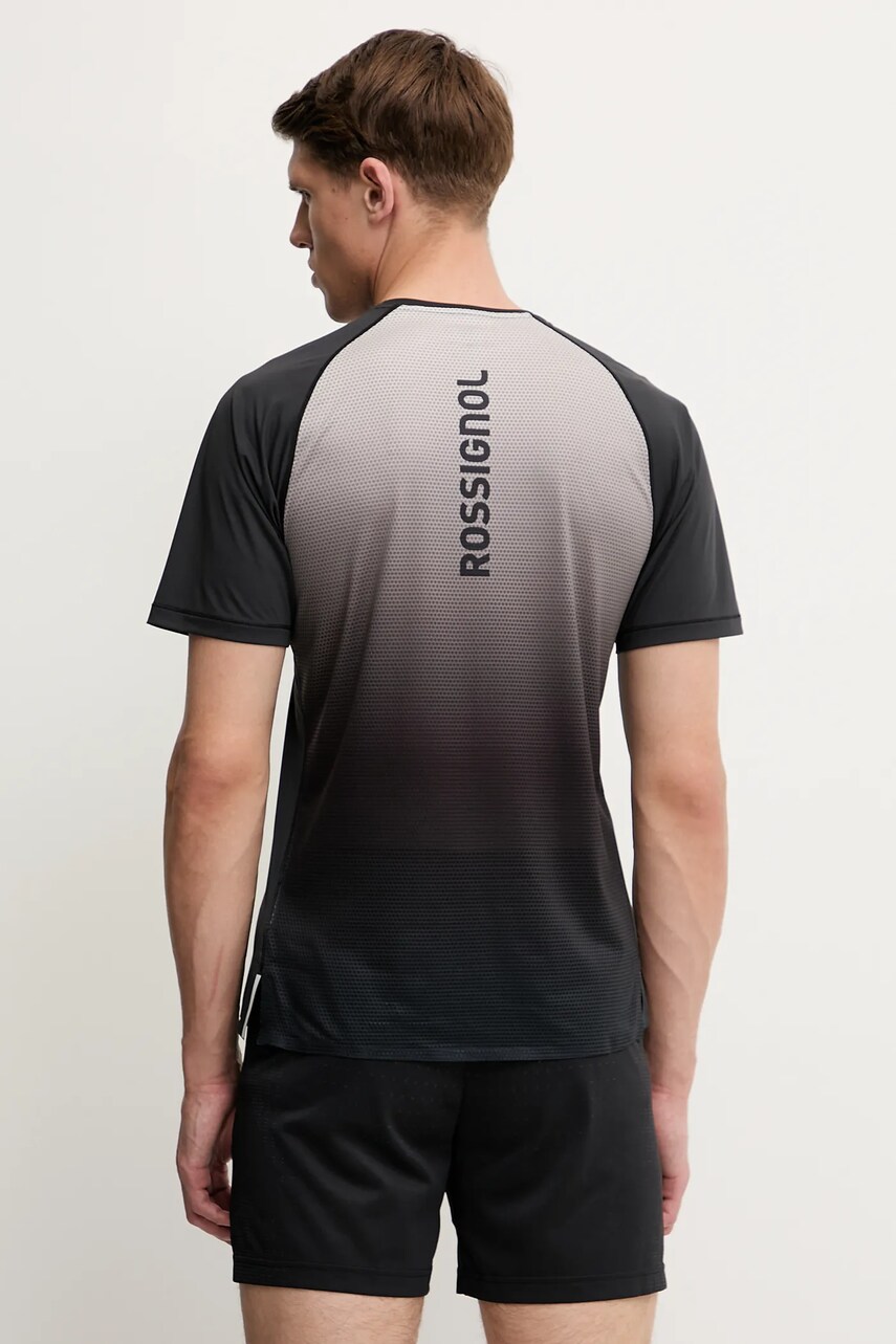 Rossignol tricou de antrenament SAPA culoarea negru, cu imprimeu, RLNMY14
