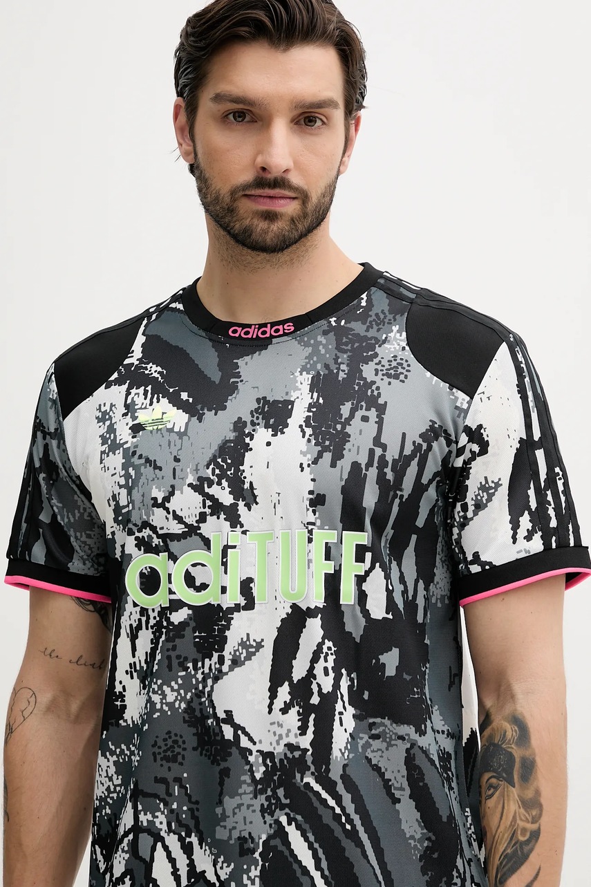 Μπλουζάκι adidas Originals Archive Jersey χρώμα: γκρι, KD2351 φωτογραφία