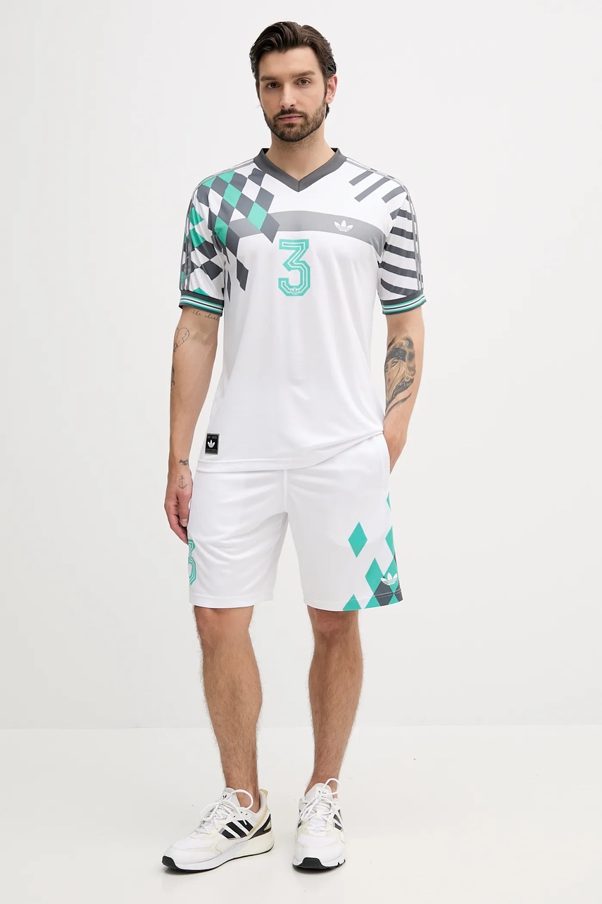 Футболка adidas Originals Nuwave90Sjersey цвет белый узор KD4870