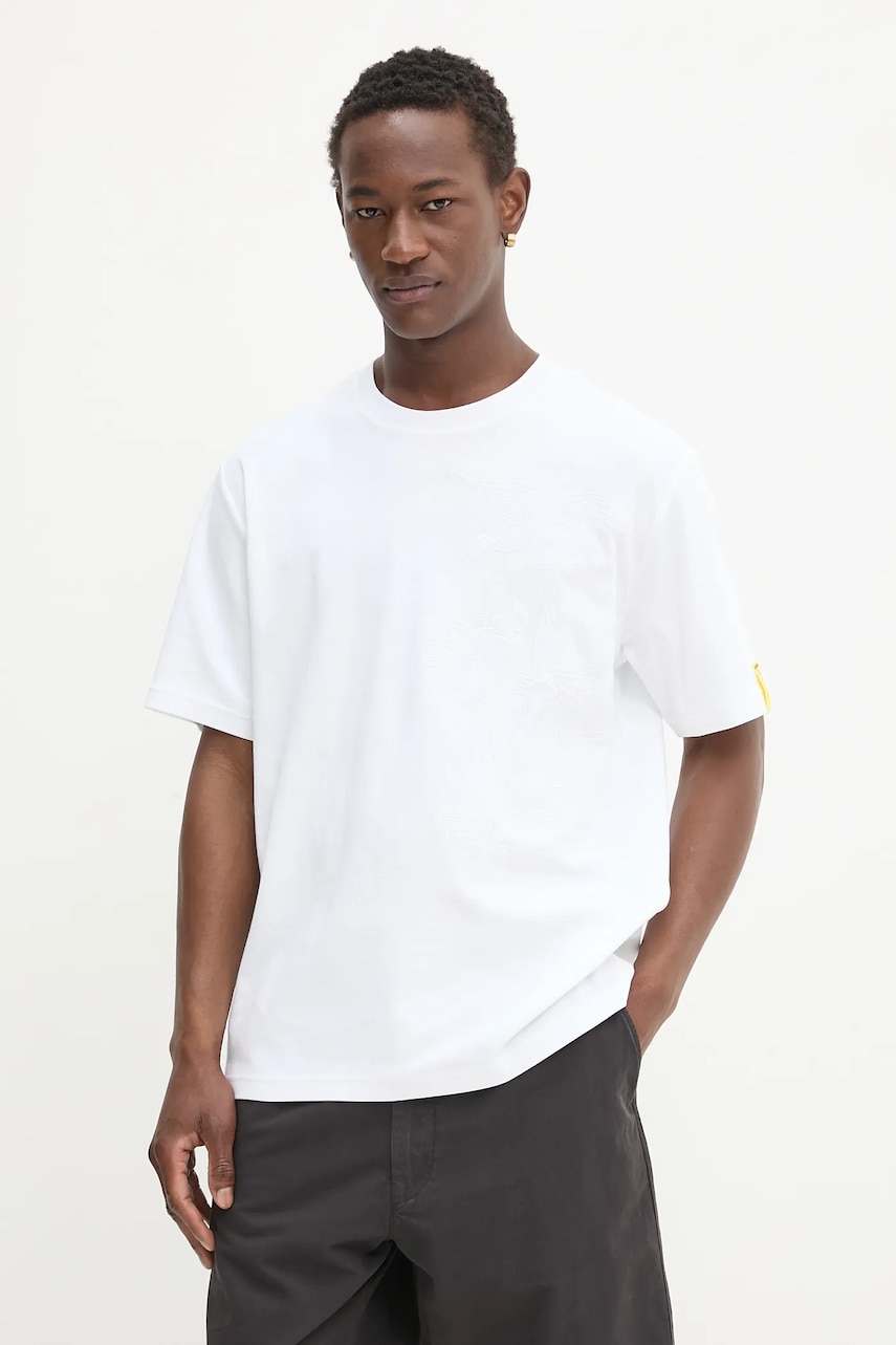 Iceberg tricou din bumbac culoarea alb, cu imprimeu, F021 6307