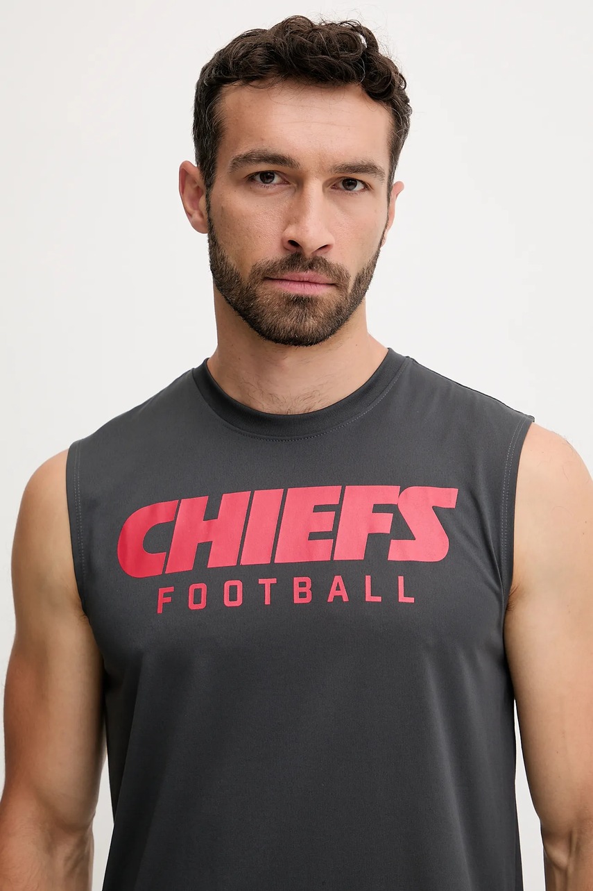 Μπλουζάκι Nike Kansas City Chiefs χρώμα: γκρι, 01B3-06F-7G-0LJ φωτογραφία