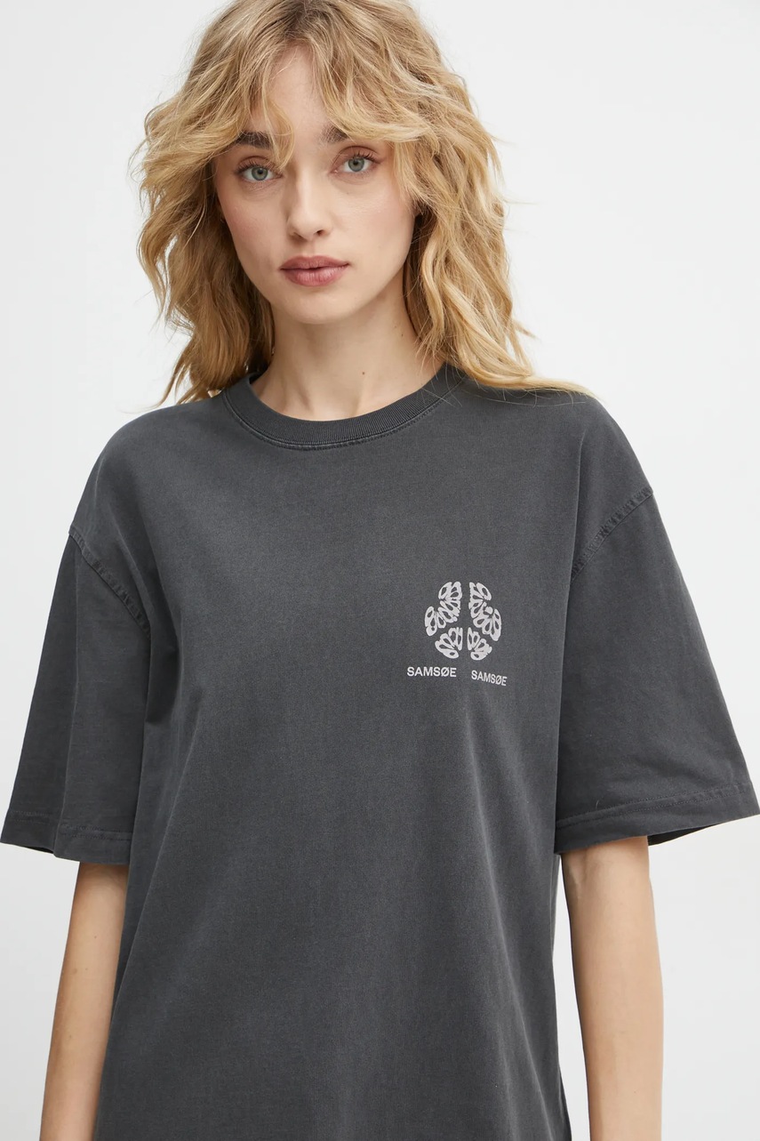 Bavlněné tričko Samsoe Samsoe SAJOURNAL (obrázek 8)