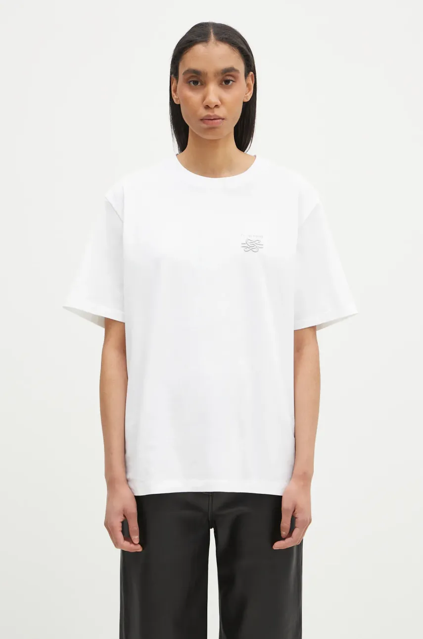 Filling Pieces tricou din bumbac culoarea alb, cu imprimeu, 74499861901