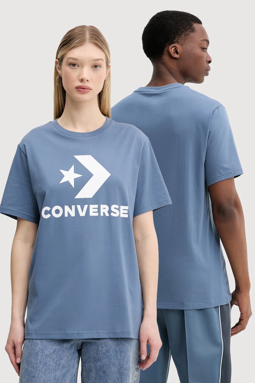 Converse tricou din bumbac cu imprimeu, 10025458-A40