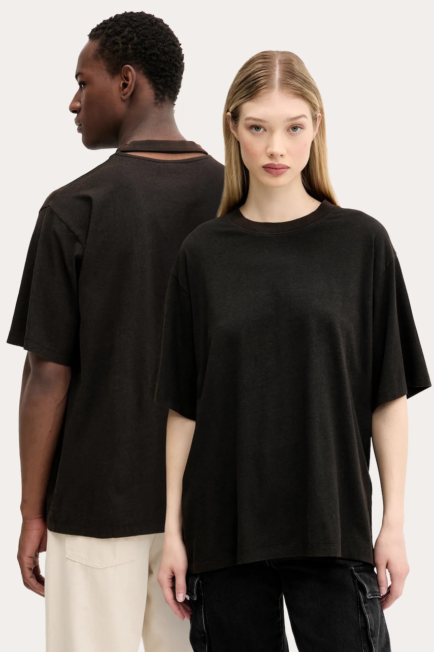 CAMPERLAB tricou culoarea negru, uni, AU00035.001 CAMPERLAB tricou culoarea negru, uni, AU00035.001