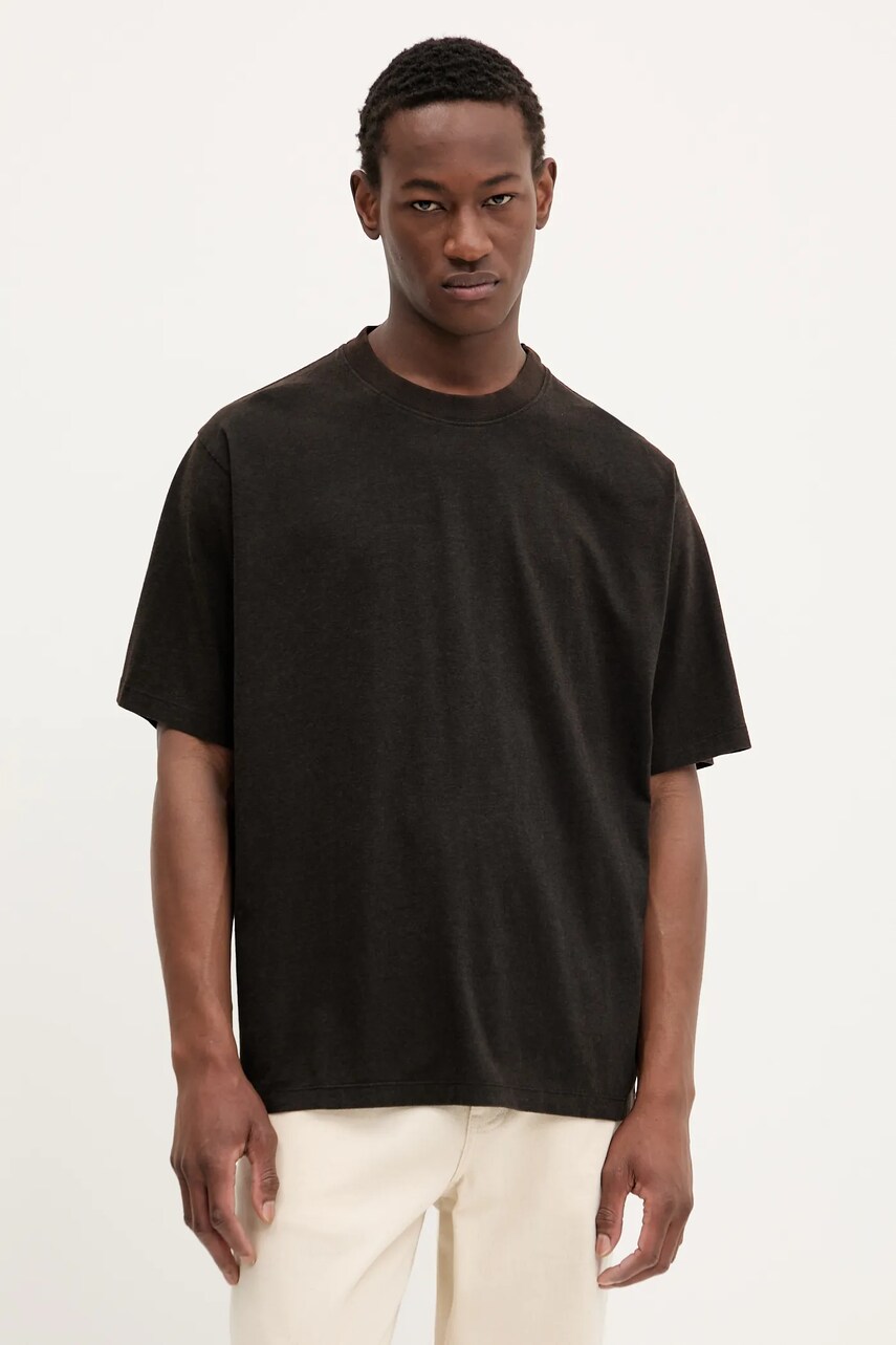 CAMPERLAB tricou culoarea negru, uni, AU00035.001