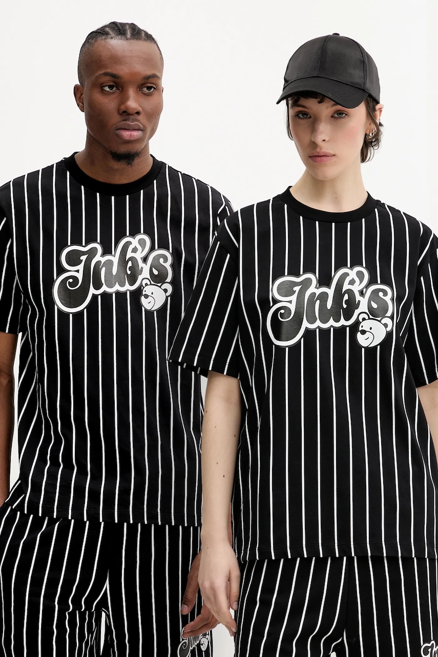 Inbetweeners tricou din bumbac culoarea negru, cu imprimeu, S5TWUATH016