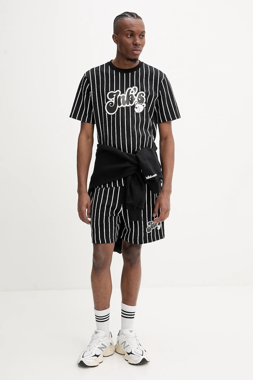 Inbetweeners tricou din bumbac culoarea negru, cu imprimeu, S5TWUATH016 Inbetweeners tricou din bumbac culoarea negru, cu imprimeu, S5TWUATH016