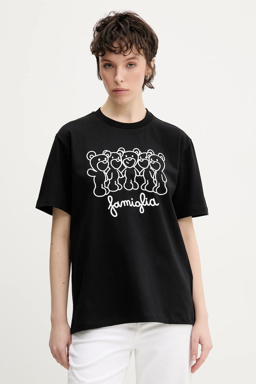 Inbetweeners tricou din bumbac culoarea negru, cu imprimeu, S5TWUATH031