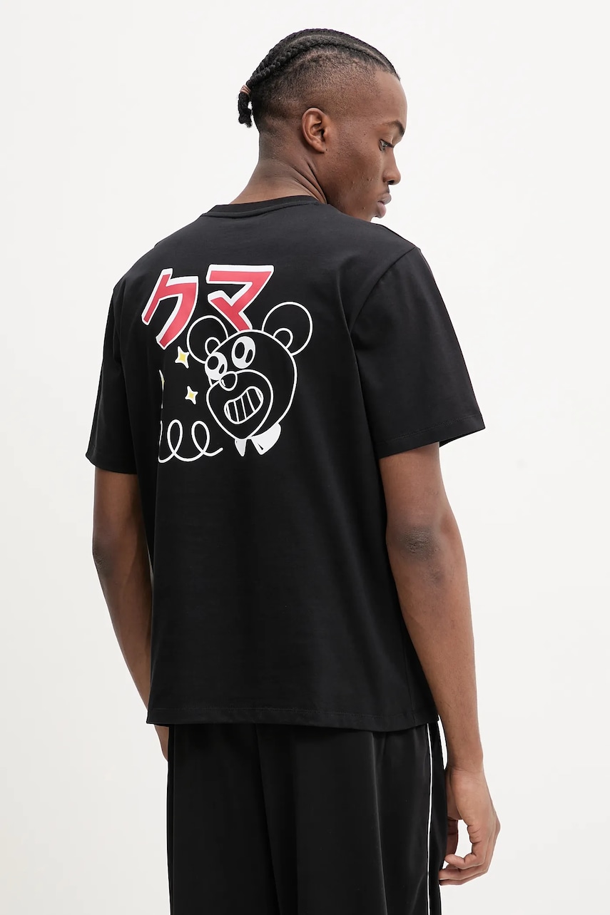 Inbetweeners tricou din bumbac culoarea negru, cu imprimeu, S5TWUATH036 Inbetweeners tricou din bumbac culoarea negru, cu imprimeu, S5TWUATH036
