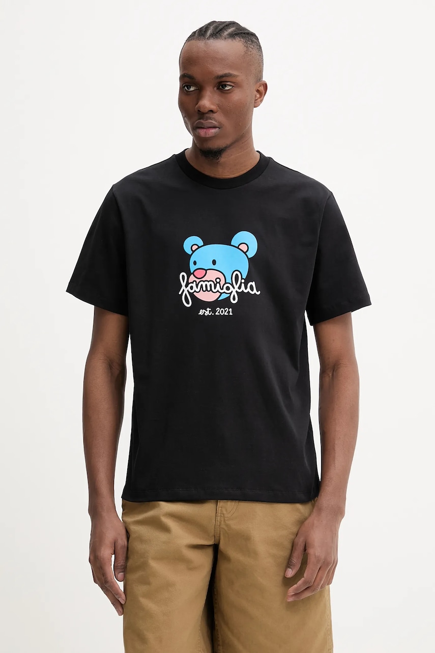 Inbetweeners tricou din bumbac culoarea negru, cu imprimeu, S5TWUATH043 Inbetweeners tricou din bumbac culoarea negru, cu imprimeu, S5TWUATH043