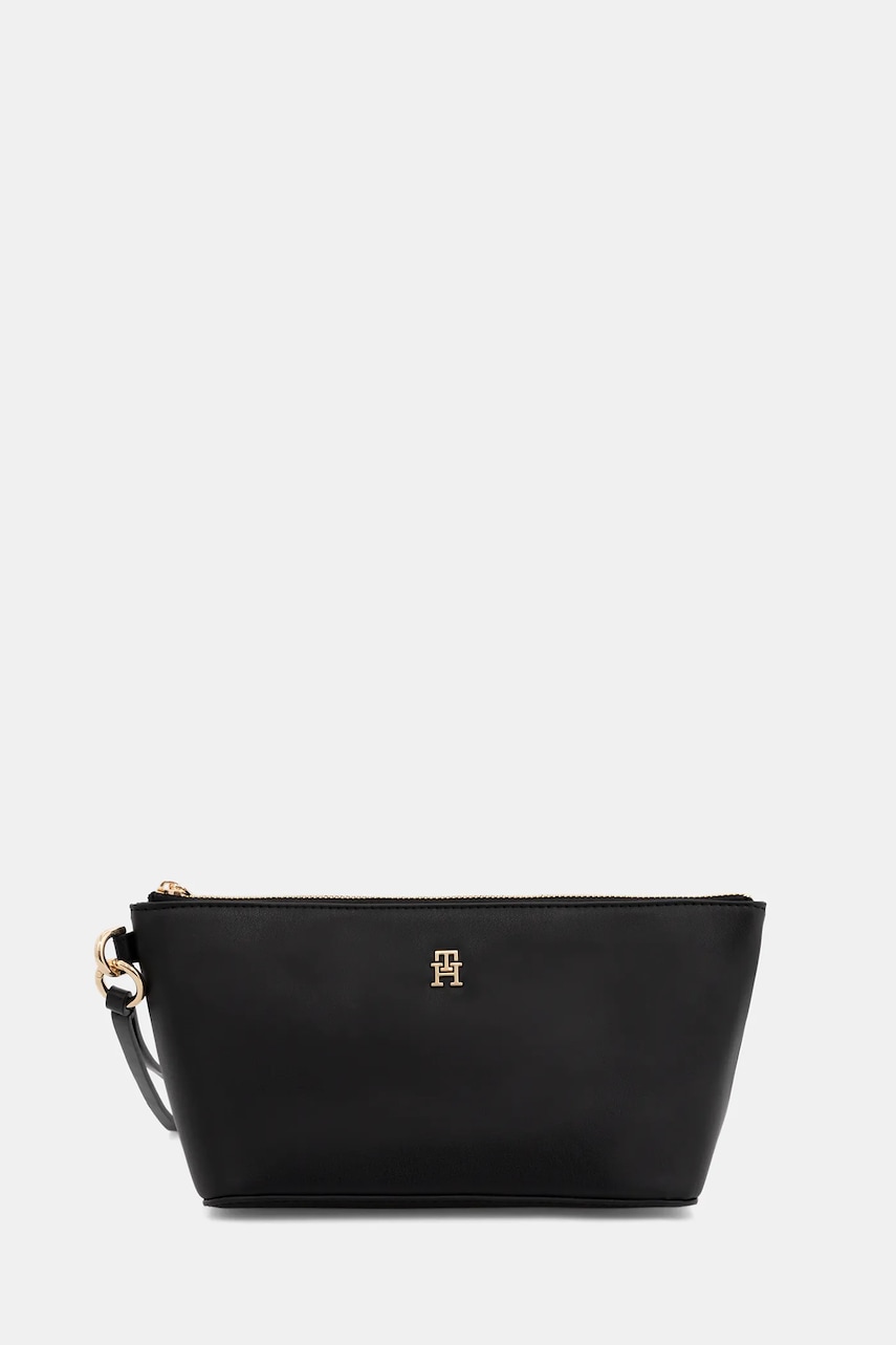Levně Kosmetická taška Tommy Hilfiger černá barva, AW0AW18297