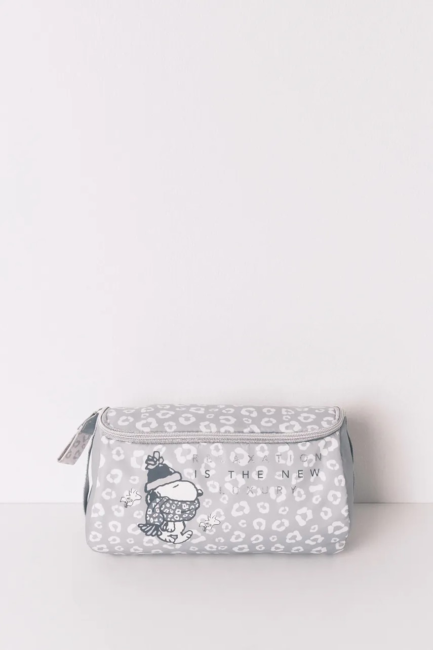 women'secret trusă cosmetică de călătorie SNOOPY culoarea gri, 4842023