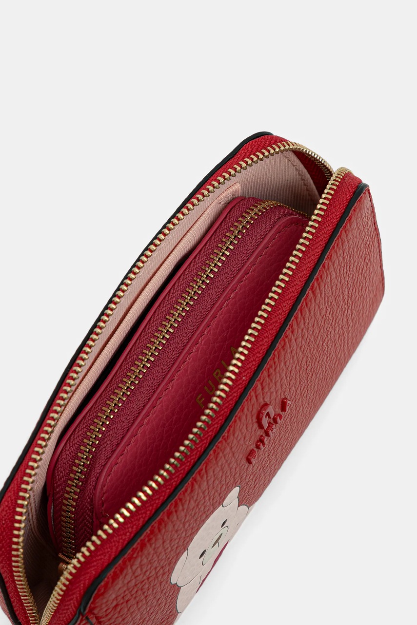 Νεσεσέρ καλλυντικών Furla 2-pack χρώμα: κόκκινο, WE00453 BX4291 4536S φωτογραφία