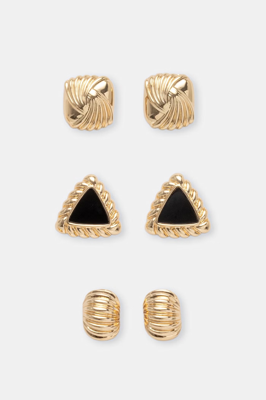 Σκουλαρίκια Aldo NOIRE 3-pack